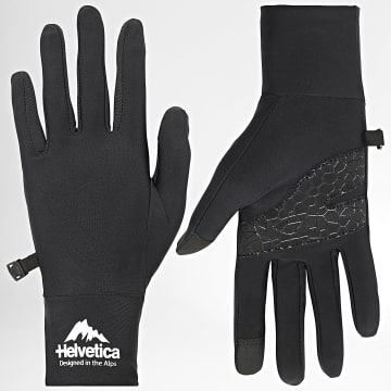 Helvetica - Gloves 24 Black