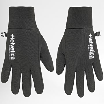 Helvetica - Speed Gloves Black Reflective