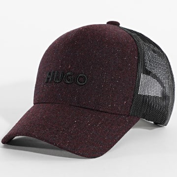HUGO - Casquette Trucker Marsel 50550625 Bordeaux Noir