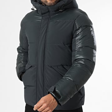 Kymaxx - Hooded down jacket Anthracite Grey