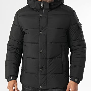 Kymaxx - Doudoune Capuche Noir