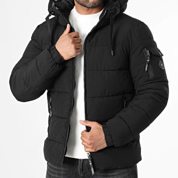 Kymaxx - Doudoune Capuche Noir