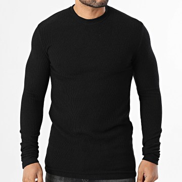 KZR - Tee Shirt Long Sleeve Rib 061 Black