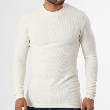 KZR - Tee Shirt Long Sleeve Rib 061 Light Beige