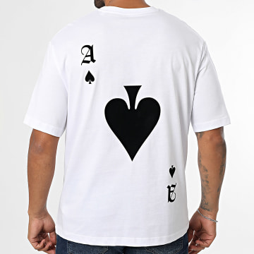 Luxury Lovers - Camiseta The Ace Of Spades Negro Dorso Blanco