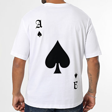 Luxury Lovers - Camiseta The Ace Of Spades Negro Dorso Blanco
