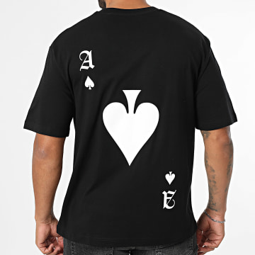 Luxury Lovers - The Ace Of Spades Tee Shirt Blanco Dorso Negro