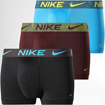 Nike - Essential Micro KE1156 3 Pack Licht Blauw Bruin Zwart Groen Fluo Boxers