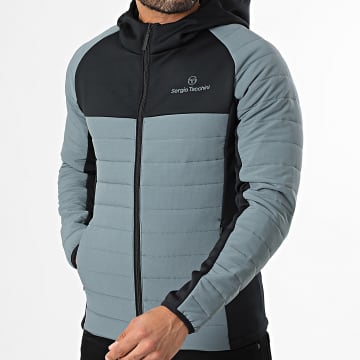 Sergio Tacchini - Veste Capuche Zippée Flam 41196 Gris Noir