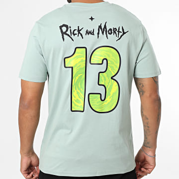 Rick Et Morty - Camiseta Oversize Hybrid Verde Claro