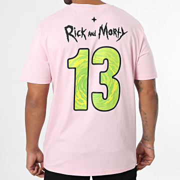 Rick Et Morty - Maglietta ibrida oversize rosa