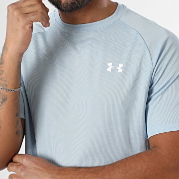 Under Armour - Tee Shirt Loose Fit Tech Textured 1382796 Bleu Ciel