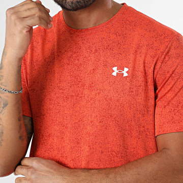 Under Armour - Tee Shirt Mesh Tech 6005920 Orange Chiné