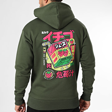 Black Industry - Giappone 08 Felpa con cappuccio verde kaki