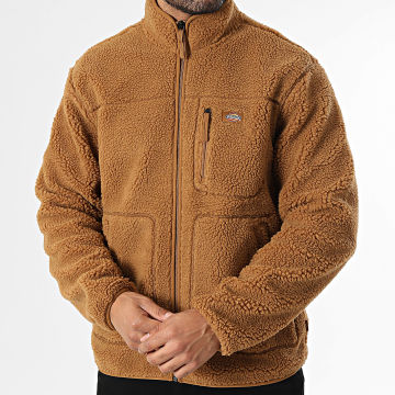 Dickies - Mount Hope Fleecejacke mit Reißverschluss A4YEE Camel