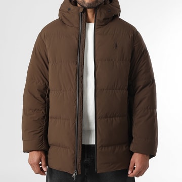 Polo Ralph Lauren - Original Player Abrigo marrón con capucha