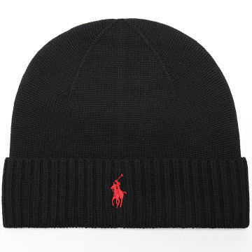 Polo Ralph Lauren - Original Player Beanie Black Red