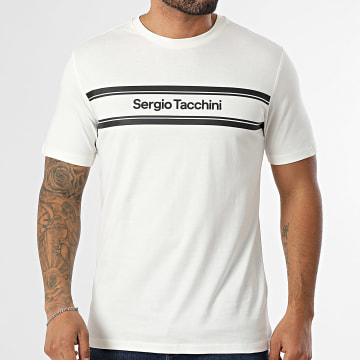 Sergio Tacchini - Tee Shirt Acquario 41236 Beige Chiaro