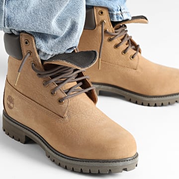 Timberland - Premium 6 In Lace Waterproof Medium A6G1R Medium Beige Nubuck Donker