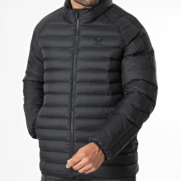 Adidas Originals - Doudoune A Bandes Padded Collar JW5844 Noir