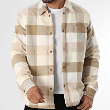 Timberland - Camicia over a quadri foderata in pile alto A44KB Beige