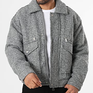 Uniplay - Chaqueta Zippée 911 Gris Jaspeado
