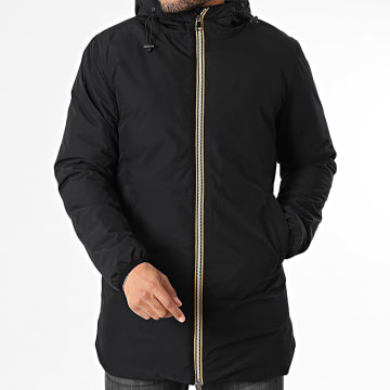 Armita - 344 Parka nero con cappuccio