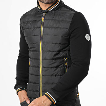 Armita - Giacca Zip Slim 519 Nero Arancione