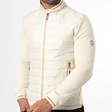 Armita - Giacca Zip Slim 519 Beige Chiaro Arancione