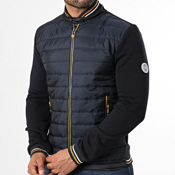 Armita - Giacca Zip Slim 519 Blu Marina Arancione