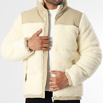 Classic Series - 063 Chaqueta Sherpa Zip Beige