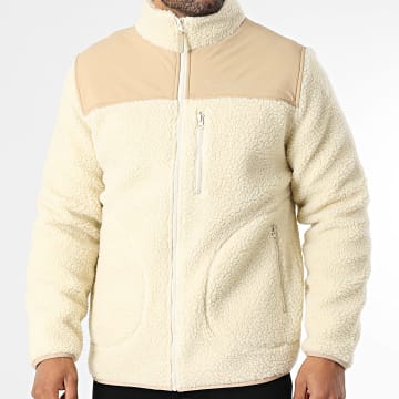 Classic Series - Ernestoy 55-741 Beige Sherpa Rits Jas