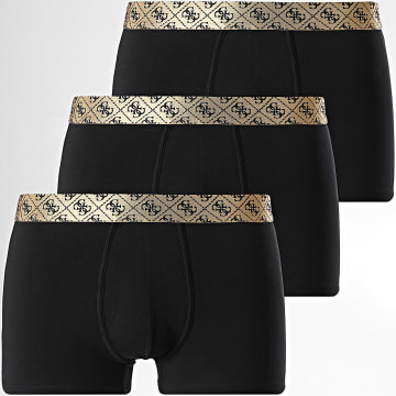 Guess - Lot De 3 Boxers U5BG67-K6YW1 Noir Doré