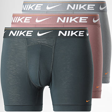 Nike - 3-pack boxers KE1257 Roze Licht Grijs Houtskool Grijs