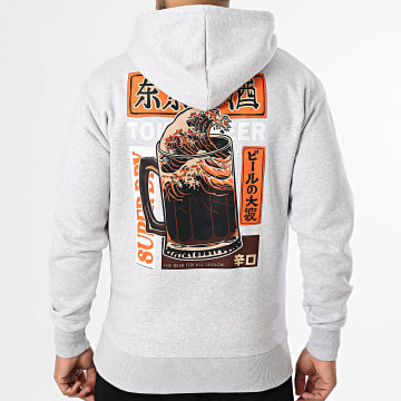 Classic Series - Sweat Capuche Japan 15 Gris Chiné
