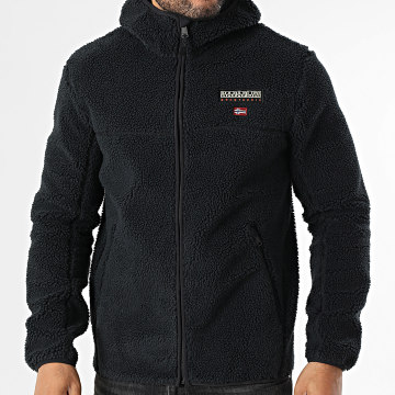 Napapijri - Tynik A4IA8 Fleecejacke mit Reißverschluss Schwarz