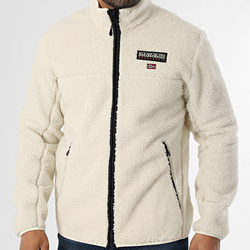 Napapijri - Tynik A4IA9 Hellbeige Fleecejacke mit Reißverschluss