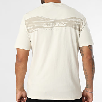 Napapijri - Back Graphic T-Shirt A88SU Beige