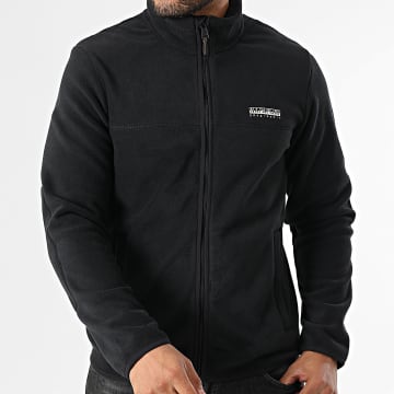 Napapijri - Fleecejacke mit Reißverschluss Dergana A88V1 Schwarz