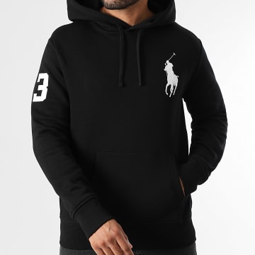 Polo Ralph Lauren - Sudadera con capucha Big Player Negro Blanco