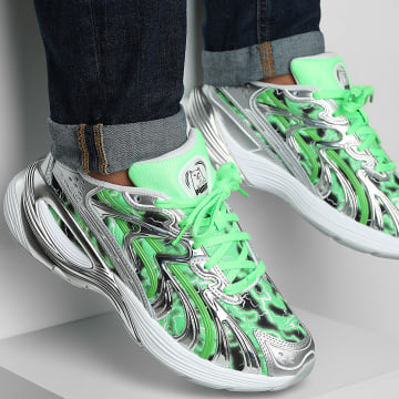 Puma - Sneakers Inverse 403649 Puma Silver Fluro Green x RIPNDIP