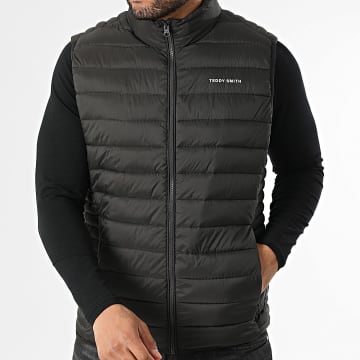 Teddy Smith - Cappotto senza maniche Terry 12014310D Verde cachi scuro