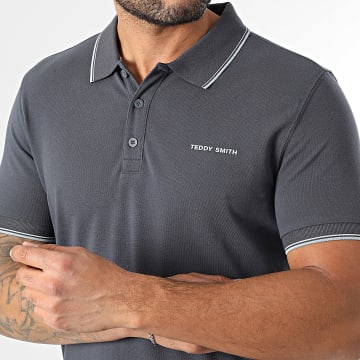 Teddy Smith - Polo Short Sleeve Pasian 11316819D Gris Anthracite