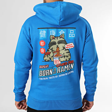 Black Industry - Sudadera con capucha Japan 17 Azul real