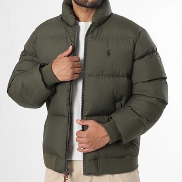 Polo Ralph Lauren - Plumífero con capucha zippée Original Player Verde Caqui