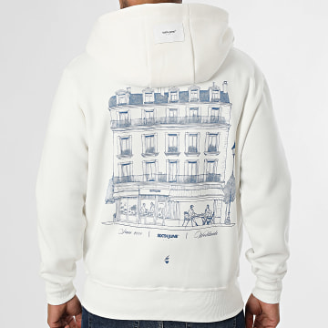 Sixth June - Sudadera con capucha y cremallera 729 Beige Claro