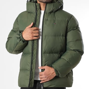 Tommy Jeans - Doudoune Capuche Essential 9786 Vert Kaki