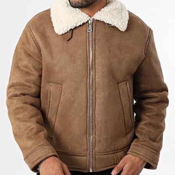 Uniplay - Giacca Zippata Simil Pelle 563 Camel