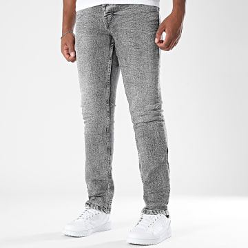 Black Industry - Slim Fit Jeans 103 Melange Grau