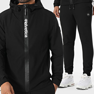Helvetica - Chándal negro Leeds